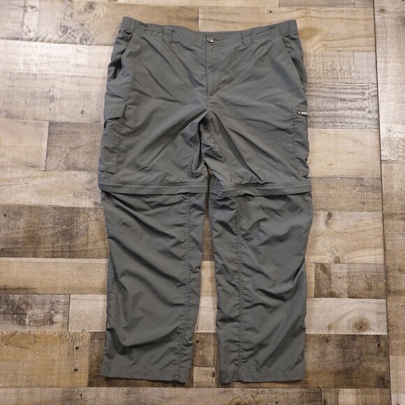 Columbia Silver Ridge Convertible Pants Men’s 42x30 Olive Green Hiking Travel - Picture 1 of 14